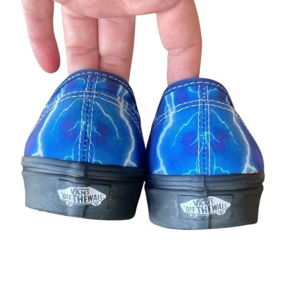 Vans Electric Blue Lightning Thunder Sneakers - Picture 2 of 4